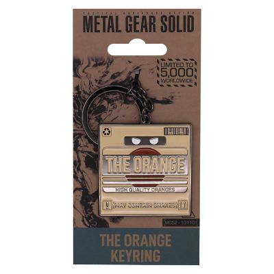 Metal Gear Solid 2 The Orange Cardboard Box Keyring Image 1