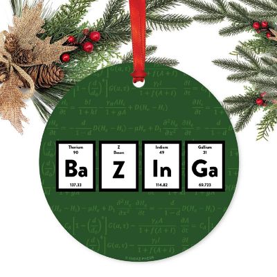 Metal Ornament Bazinga, Science Image 1