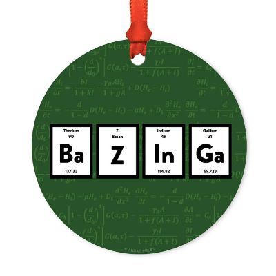 Metal Ornament Bazinga, Science Image 2