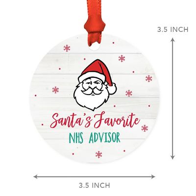 Metal Ornament Favorite NHS Advisor Image 1