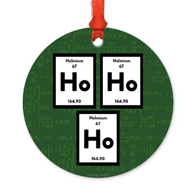 Metal Ornament Ho Ho Ho, Science Image 1