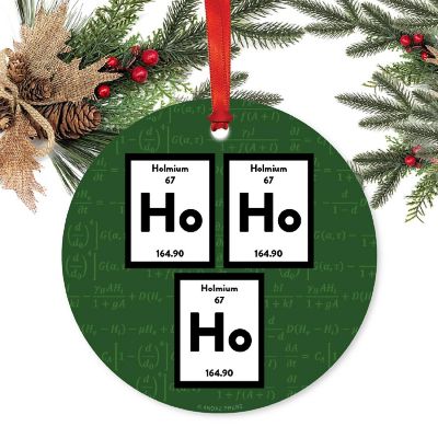 Metal Ornament Ho Ho Ho, Science Image 2