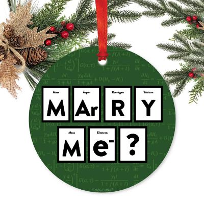 Metal Ornament Marry Me?, Science Image 1