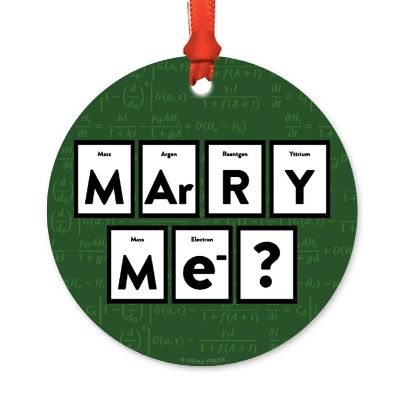 Metal Ornament Marry Me?, Science Image 2