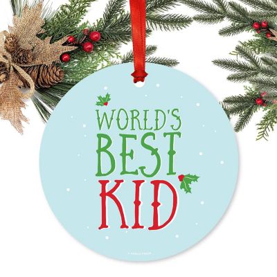 Metal Ornament Mistletoe Best Kid Image 1
