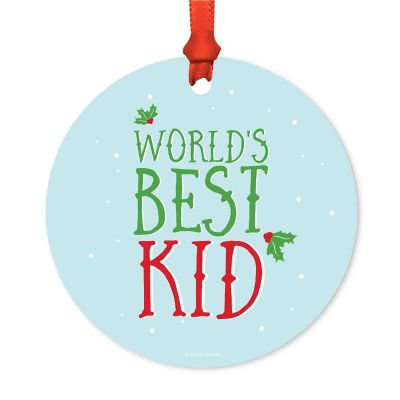 Metal Ornament Mistletoe Best Kid Image 1