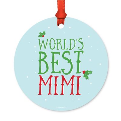 Metal Ornament Mistletoe Best Mimi Image 1
