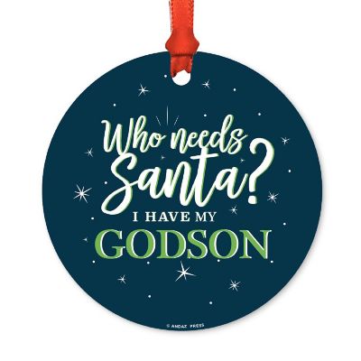 Metal Ornament Needs Presents/My Godson Image 2