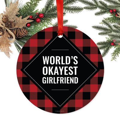 Metal Ornament Okayest Girlfriend Image 1