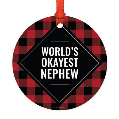 Metal Ornament Okayest Nephew Image 1