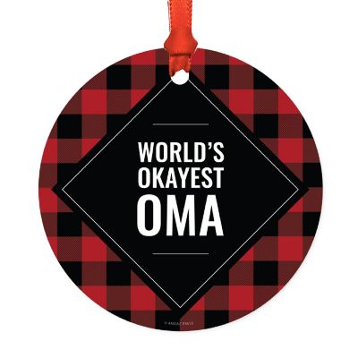 Metal Ornament Okayest Oma Image 1