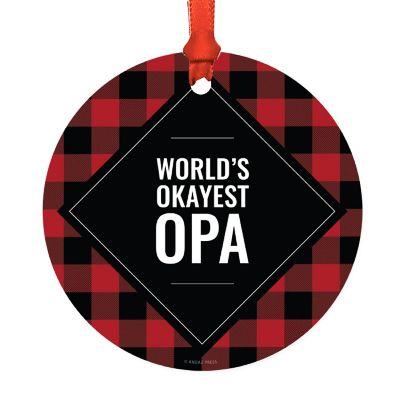Metal Ornament Okayest Opa Image 1