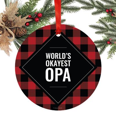 Metal Ornament Okayest Opa Image 2
