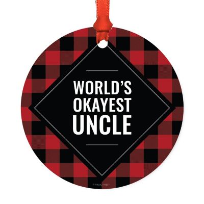 Metal Ornament Okayest Uncle Image 1