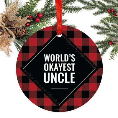 Metal Ornament Okayest Uncle Image 1