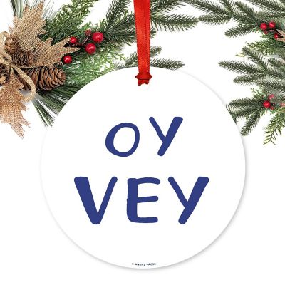 Metal Ornament Oy Vey Image 1