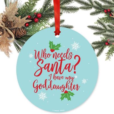 Metal Ornament Presents? My Goddaughter Image 1