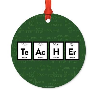Metal Ornament Teacher, Science Image 1