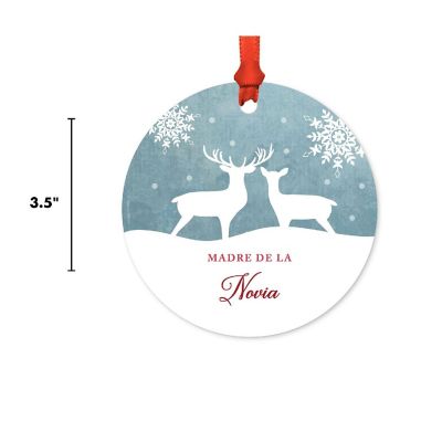 Metal Rustic Madre Novia Ornament Image 1