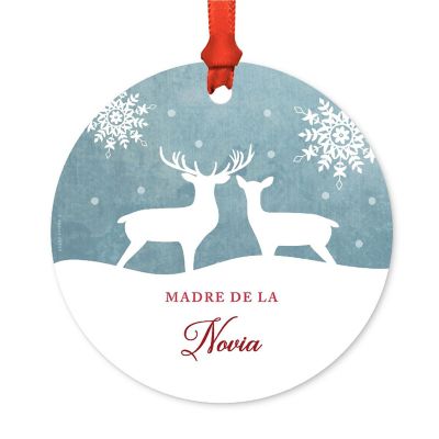 Metal Rustic Madre Novia Ornament Image 2