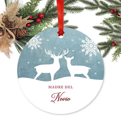Metal Rustic Madre Novio Ornament Image 1