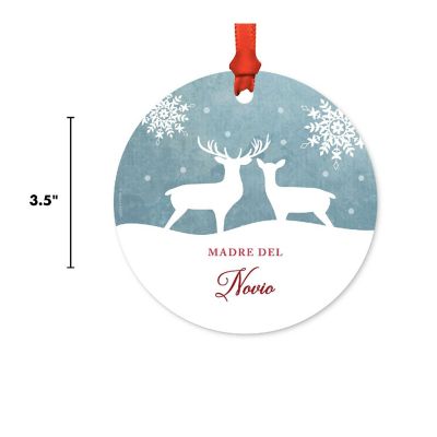 Metal Rustic Madre Novio Ornament Image 1