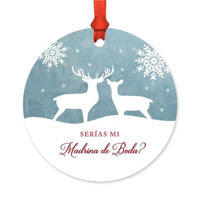 Metal Rustic Madrina Boda Ornament Image 1