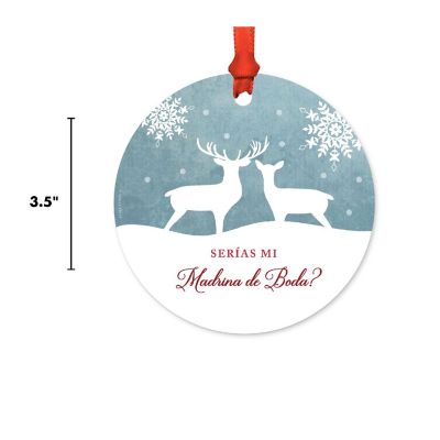 Metal Rustic Madrina Boda Ornament Image 2