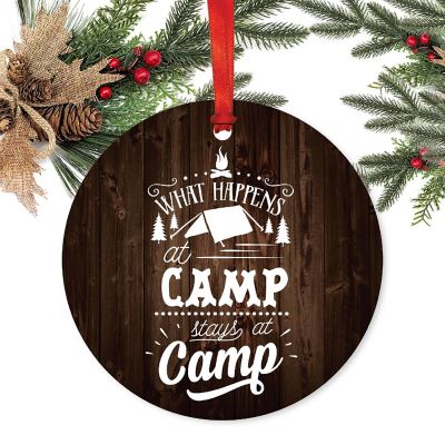 Metal Rustic Ornament Camp Stays at Camp Image 1