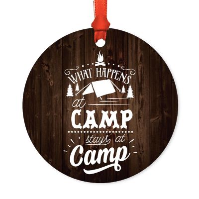 Metal Rustic Ornament Camp Stays at Camp Image 1