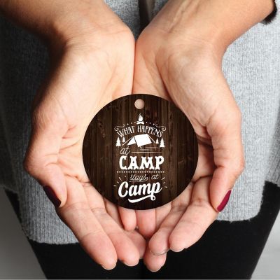 Metal Rustic Ornament Camp Stays at Camp Image 2