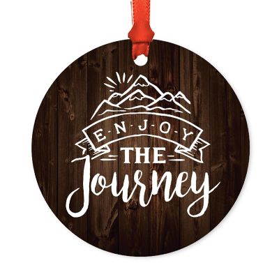 Metal Rustic Ornament Enjoy the Journey Image 2