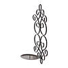 Metal Scrollwork Candle Wall Sconces 13.12" Tall Image 2