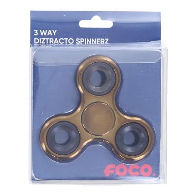 Metallic Fidget Spinner  Bronze Image 1