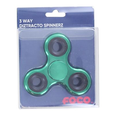 Metallic Fidget Spinner  Green Image 1