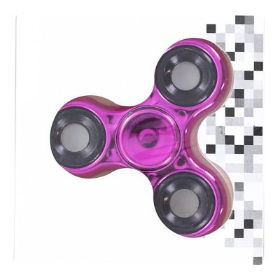 Metallic Fidget Spinner  Pink Image 1