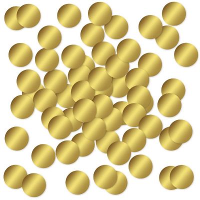 Metallic Gold Confetti 180-Pack Image 1