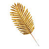 Metallic Gold Palm Leaves - 12 Pc. Image 1