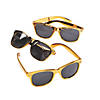 Metallic Gold Sunglasses - 12 Pc. Image 1