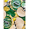 Metallic Gold Tropical Leaves - 12 Pc. Image 1