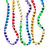Metallic Heart Rainbow Bead Necklaces - 24 Pc. Image 1