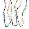 Metallic Love Rainbow Bead Necklaces - 24 Pc. Image 1