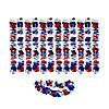 Metallic Patriotic Leis - 12 Pc. Image 1