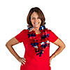 Metallic Patriotic Leis - 12 Pc. Image 1