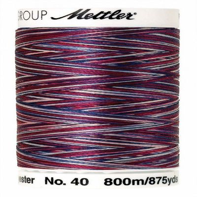 MettlerPoly Sheen Multi Polyester American Flag Thread 40wt 875yds Image 1