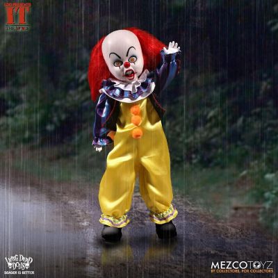 Mezco Toyz Living Dead Dolls IT 1990 Pennywise Collectible Doll Image 1