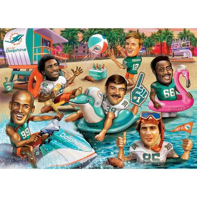 Miami Dolphins - All Time Greats 500 Piece Jigsaw Puzzle Image 2