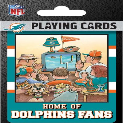 Miami Dolphins Fan Deck Playing Cards - 54 Card Deck Image 1