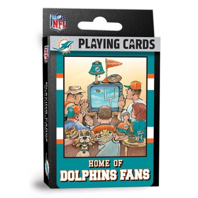 Miami Dolphins Fan Deck Playing Cards - 54 Card Deck Image 1