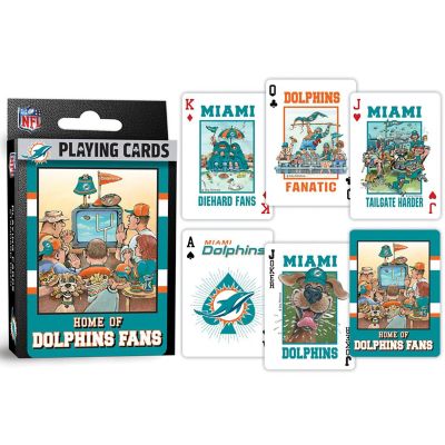 Miami Dolphins Fan Deck Playing Cards - 54 Card Deck Image 3